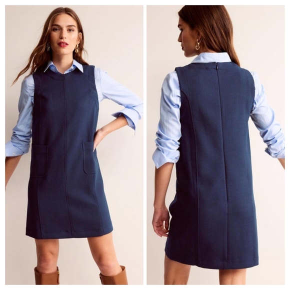 Boden Dresses & Skirts - NWT Boden Pocket Detail Mini Shift Dress in navy